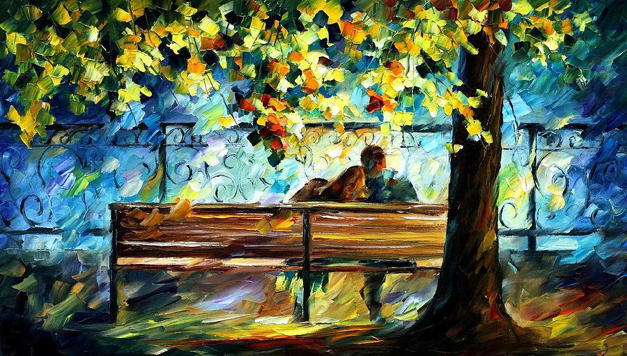 900x511 In Love - Love Oil Painting