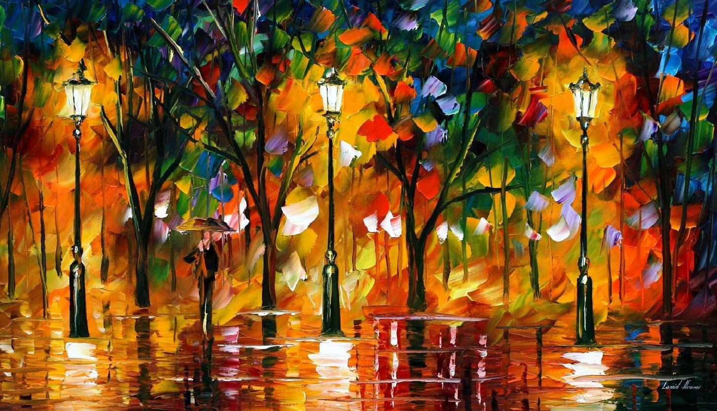 1454x835 Expectation Of Love Palette Knife Oil Painting On Canvas By - Love Oil Painting