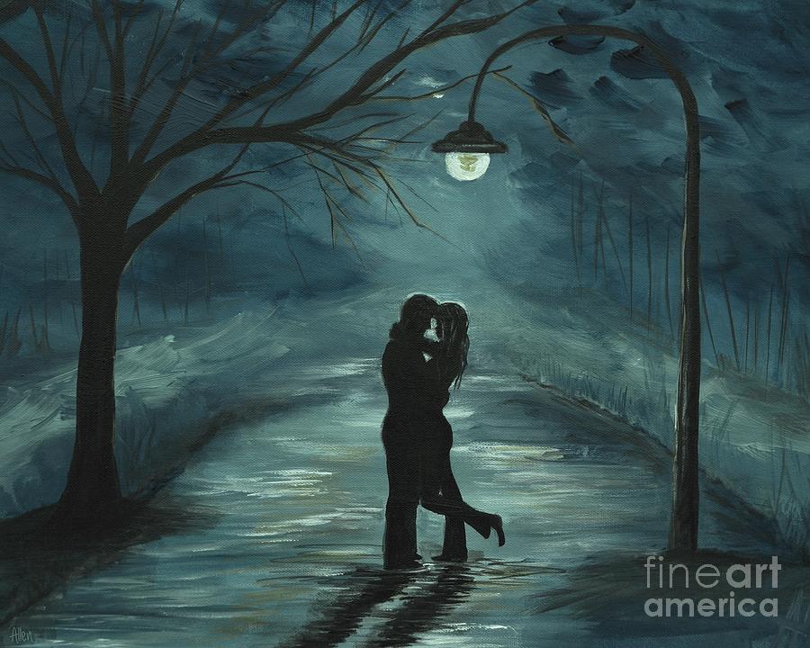 900x720 Eyes Of Love Painting By Leslie Allen - Love Painting