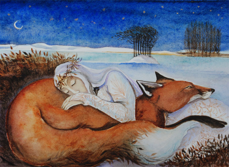 750x548 Drawing A Line In Time A Short Winter Love Story Revisited. - Love Story Painting