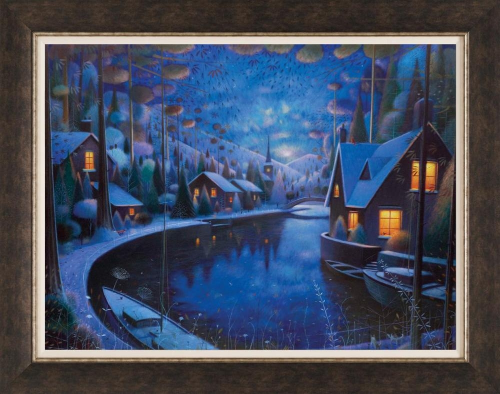 1000x789 A Winter's Love Story By Ryder - Love Story Painting