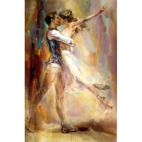 500x500 Artwork By Anna Razumovskaya - Love Story Painting