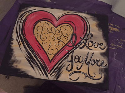 400x300 Love You More Painting Class Okc Artsy Rose Academy - Love You More Painting