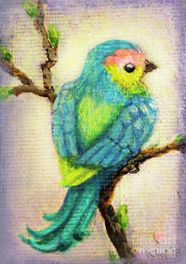 Lovebird Painting at Explore collection of