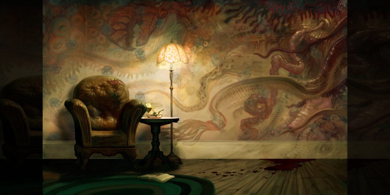 1280x640 Happy 125th Birthday H.p. Lovecraft! - Lovecraft Painting