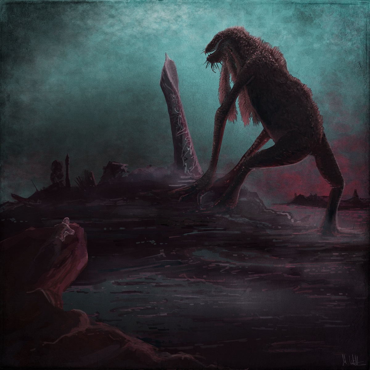 1200x1200 Mark Blog The H. P. Lovecraft Halloween - Lovecraft Painting