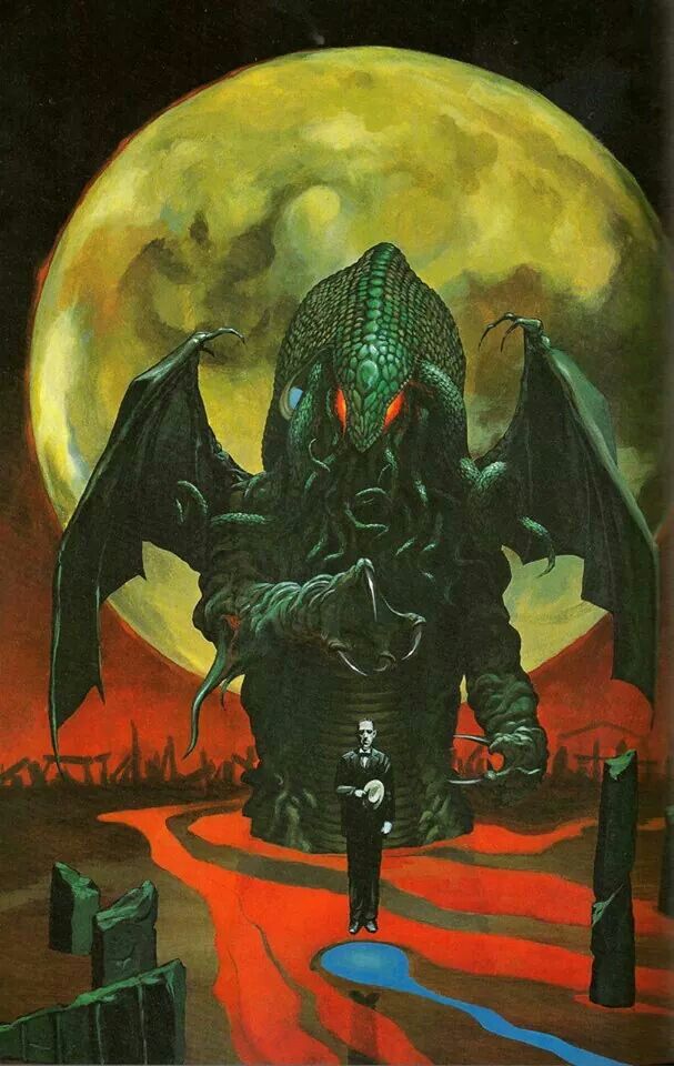 607x960 Maser Patrol Podcast Episode 33d Cthulhu Mythos In Japan (Part 4 - Lovecraft Painting