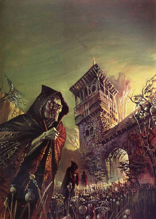 500x701 Bruce Pennington Art Artwork - Lovecraft Painting