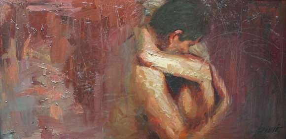 580x282 Art Gallery - Lovers Embrace Painting