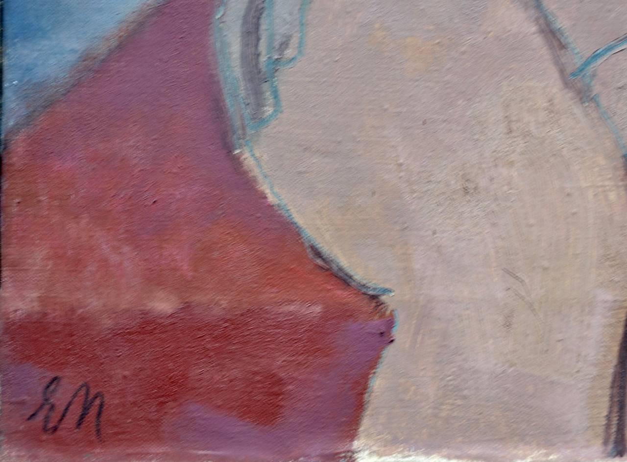 1280x943 Ernst Neuschul - Lovers Embrace Painting