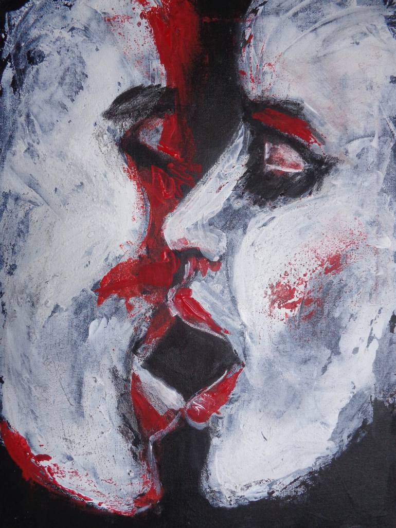 770x1027 Saatchi Art Lovers - Lovers Kiss Painting