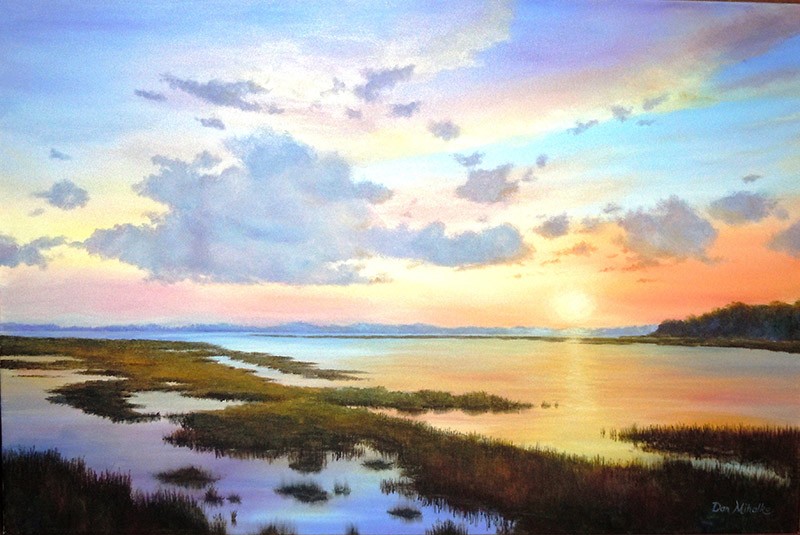 800x535 Low Country Sunset - Low Country Painting