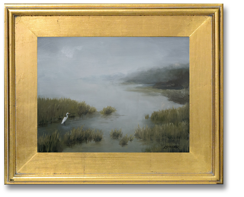 850x686 Misty Marsh - Low Country Painting