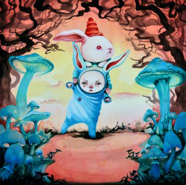 375x373 Lowbrow Art Paintings For Sale Saatchi Art - Lowbrow Painting