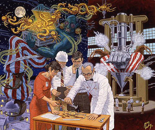 500x419 Lowbrow Art Pioneer Robert Williams Launches Website - Lowbrow Painting