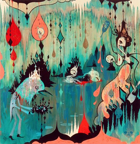 459x471 Pop Surrealism (Lowbrow) Art Inspiration Lowbrow - Lowbrow Painting