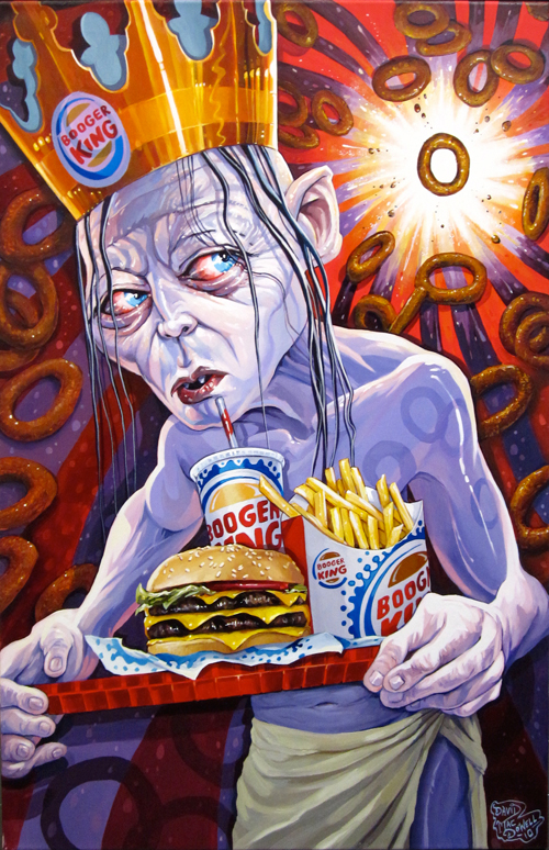 500x774 Artist Spotlight Dave Macdowell's Pop Culture Infused Lowbrow Art - Lowbrow Painting