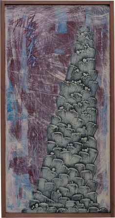 236x447 Abstract Acrylic - Lower 48 Painting