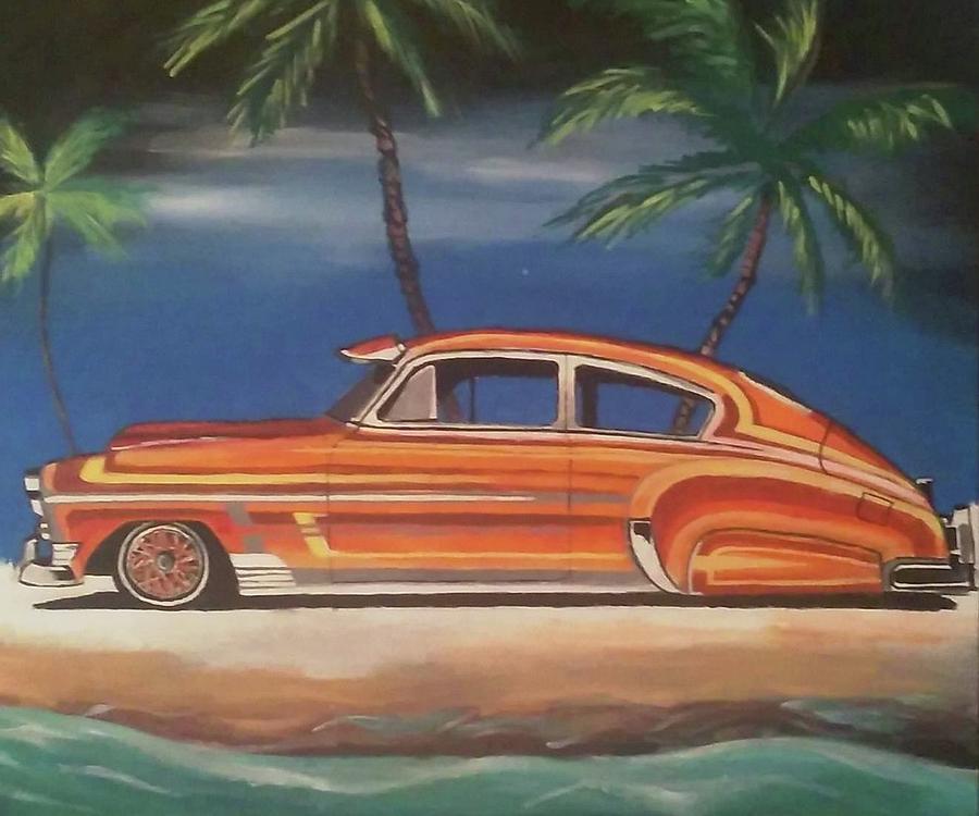 900x750 Lowrider Painting By Daniel King - Lowrider Painting