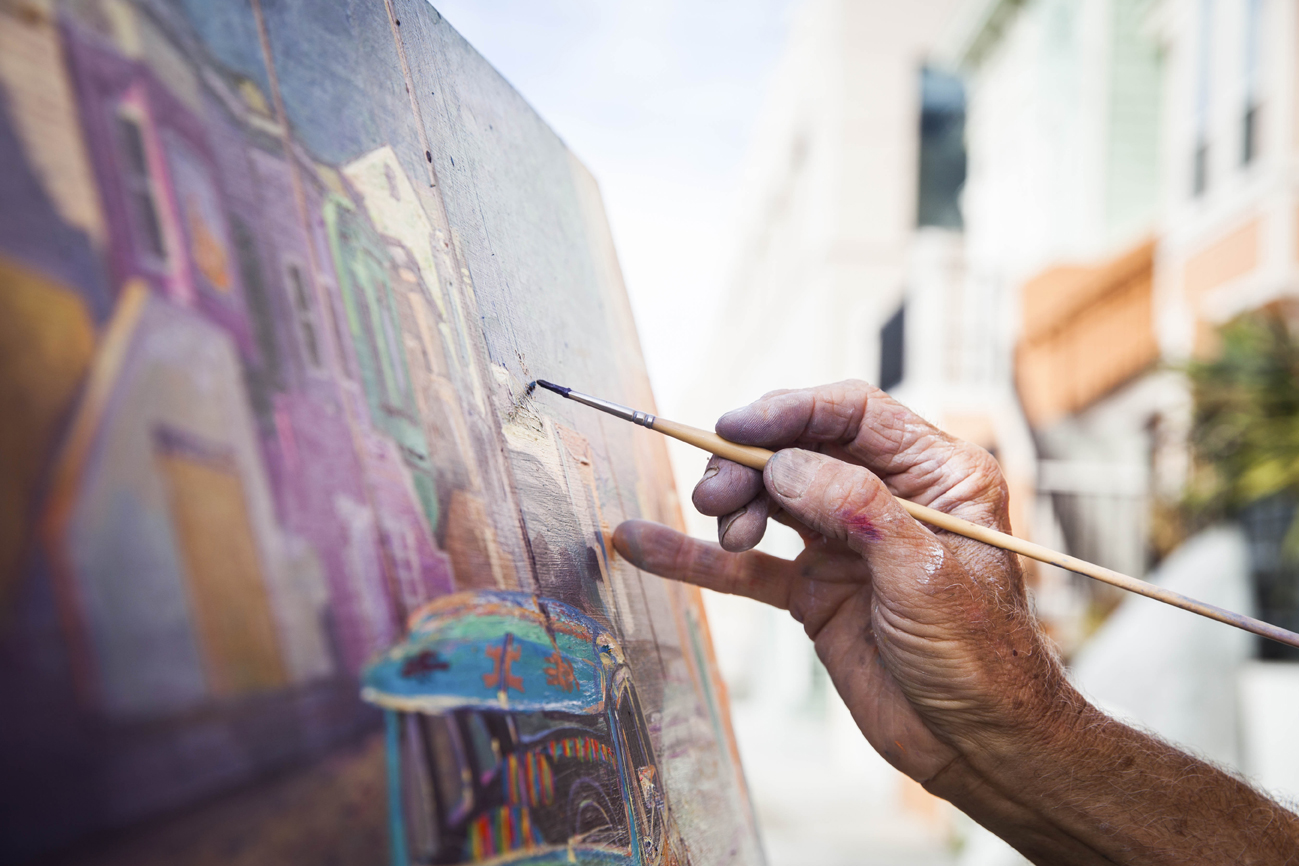 1299x866 The Street Painter Of The Mission Anthony Holdsworth - Lowrider Painting