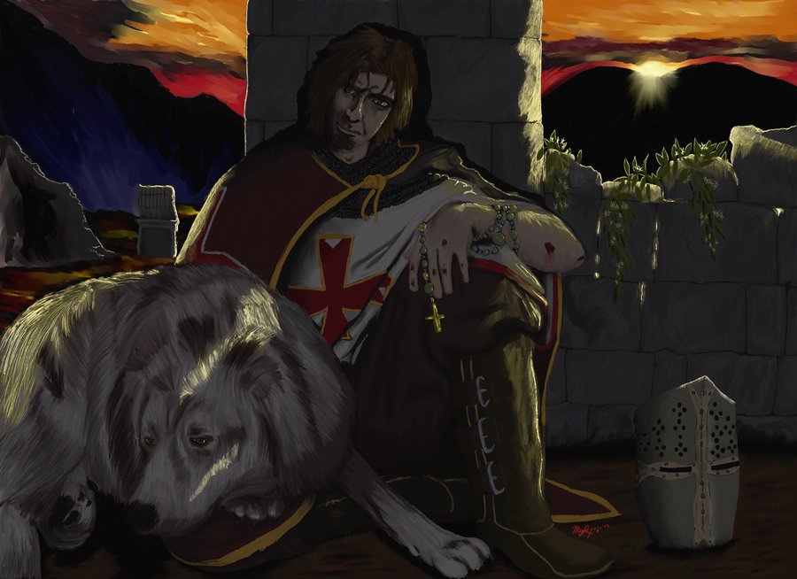 900x654 Loyalty The Painting By Danceswithelvis - Loyalty Painting