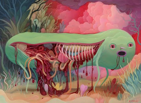 480x351 Lsd Induced Nightmare Paintings. - Lsd Painting