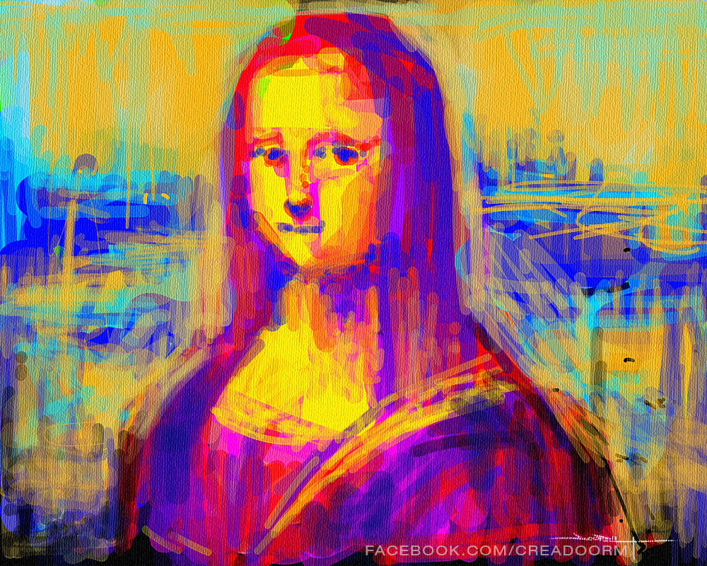 1000x800 Gioconda Lsd By Creadoorm - Lsd Painting
