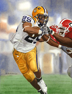 230x300 Justin Vincent Lsu Tigers Original Painting Ebay - Lsu Painting