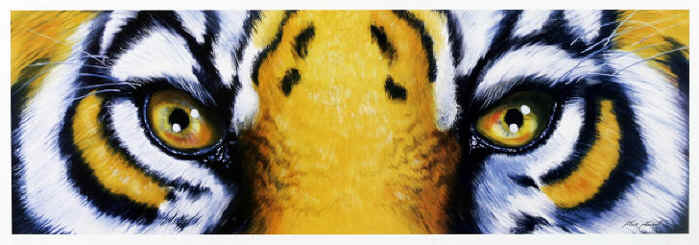 699x245 Lsu Louisiana State Fighting Tigers Football Sports Art Print - Lsu Painting