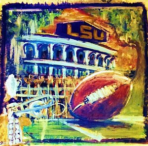 300x297 Lsu Tigers Paintings Fine Art America - Lsu Painting