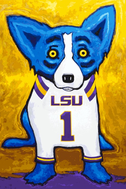426x640 Musings Of An Artist's Wife Lsu Football A Personal History - Lsu Painting