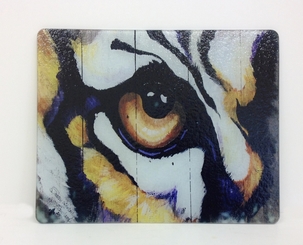 303x245 Lsu Gold Tiger Eye Square Cutting Board - Lsu Tiger Eye Painting