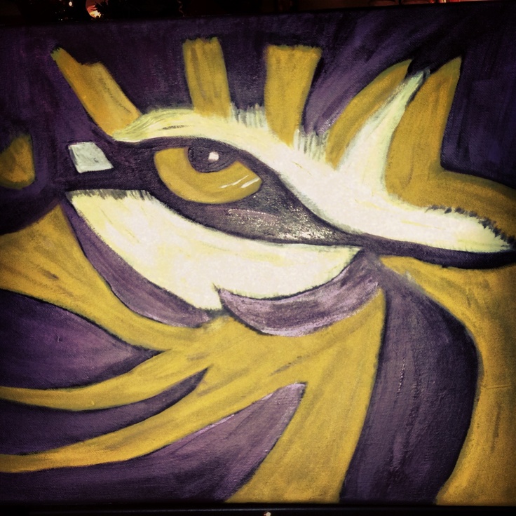 736x736 56 Best Lsu Images On Lsu Tigers, Louisiana - Lsu Tiger Eye Painting