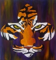 236x250 Hey, I Found This Really Awesome Etsy Listing - Lsu Tiger Eye Painting