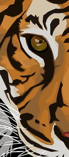244x550 Lsu Tiger Eye Clip Art More Like This Tigers , Eye And Ipad - Lsu Tiger Painting