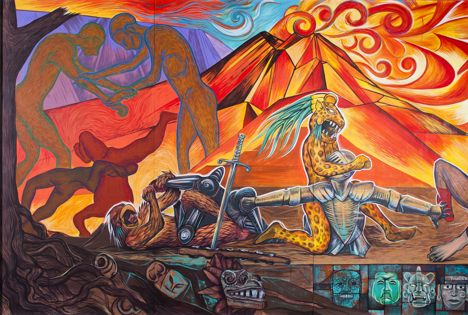 950x640 Mural Lucha Libre 11sept2013 0010 1 Fusion Magazine - Lucha Libre Painting