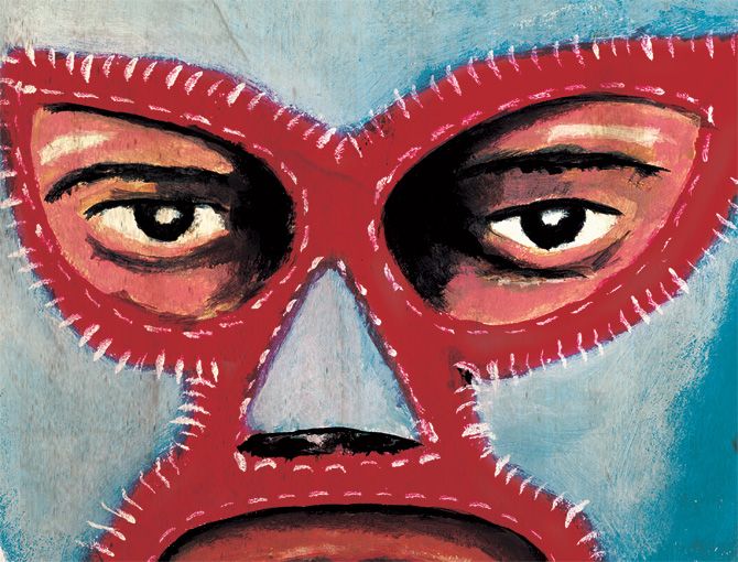 670x510 Nacho Libre Style Guide - Lucha Libre Painting
