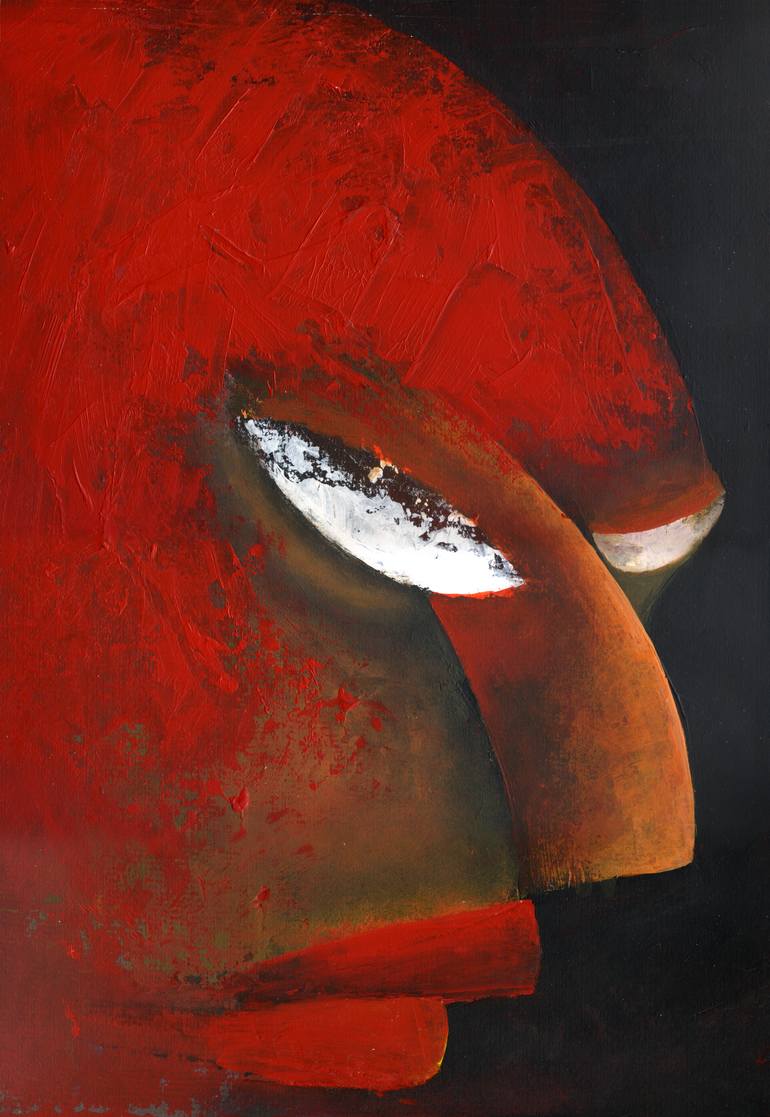 770x1117 Saatchi Art Lucha Libre Painting By Chris Noel - Lucha Libre Painting