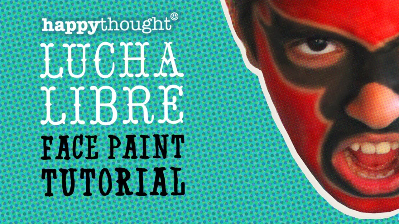 1280x720 How To Face Paint A Lucha Libre Mask Easy 5 Step Tutorial - Lucha Libre Painting
