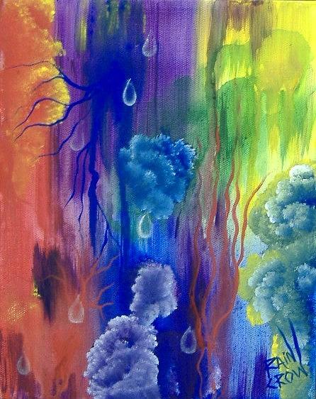 446x562 Lucid Dreams Painting By Rain Crow - Lucid Painting