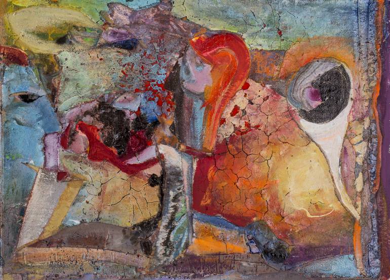 770x554 Saatchi Art Lucid Painting By Wojciech Small Shapes - Lucid Painting