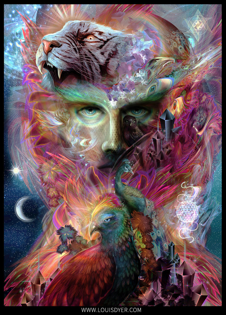 739x1030 Visionary Art Amp Design By Louis Dyer - Lucid Painting