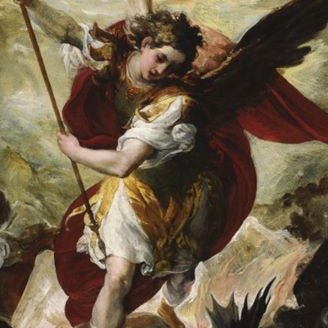 328x328 Lucifer (@satanshottea) Twitter - Lucifer Painting Angel