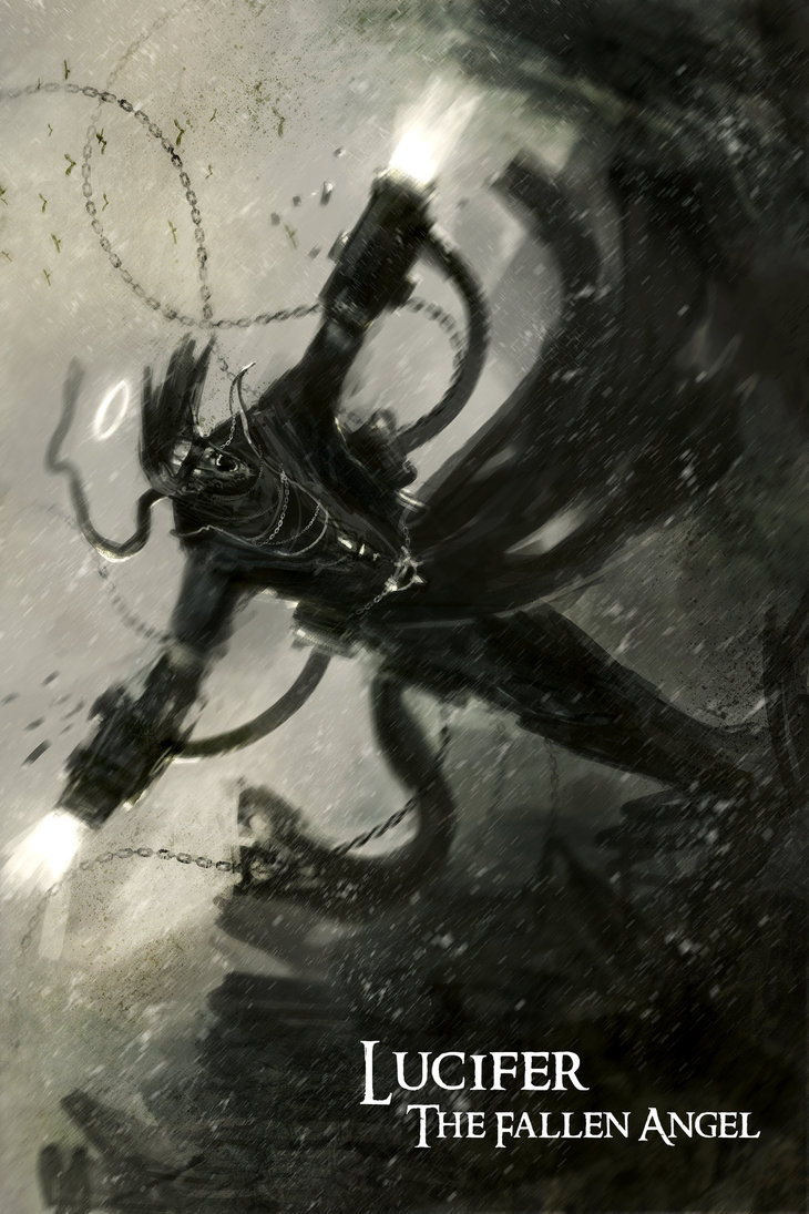 730x1095 Lucifer The Fallen Angel By Tomedwardsconcepts - Lucifer Painting Angel