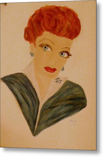 395x600 Lucille Ball Painting By Marie Bulger - Lucille Ball Painting