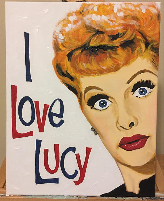 570x696 Lucille Ball Painting - Lucille Ball Painting