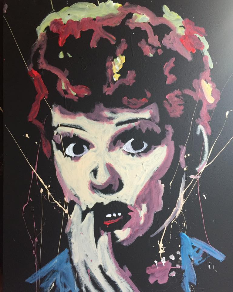 768x960 Lucille Ball.jpg - Lucille Ball Painting