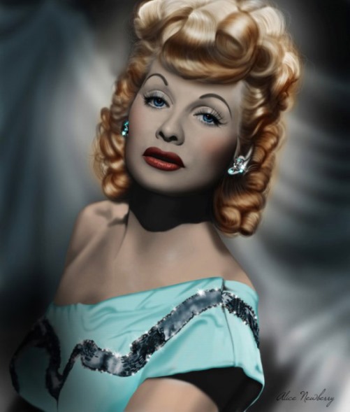 501x589 Beauty Will Save, Viola, Beauty In Everything - Lucille Ball Painting