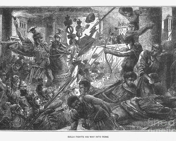 599x480 Lucius Cornelius Sulla Poster By Granger - Lucius Cornelius Sulla Painting