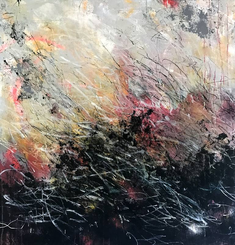 770x802 Saatchi Art Lucky Seven Painting By Fran Mcnamara - Lucky 7 Painting